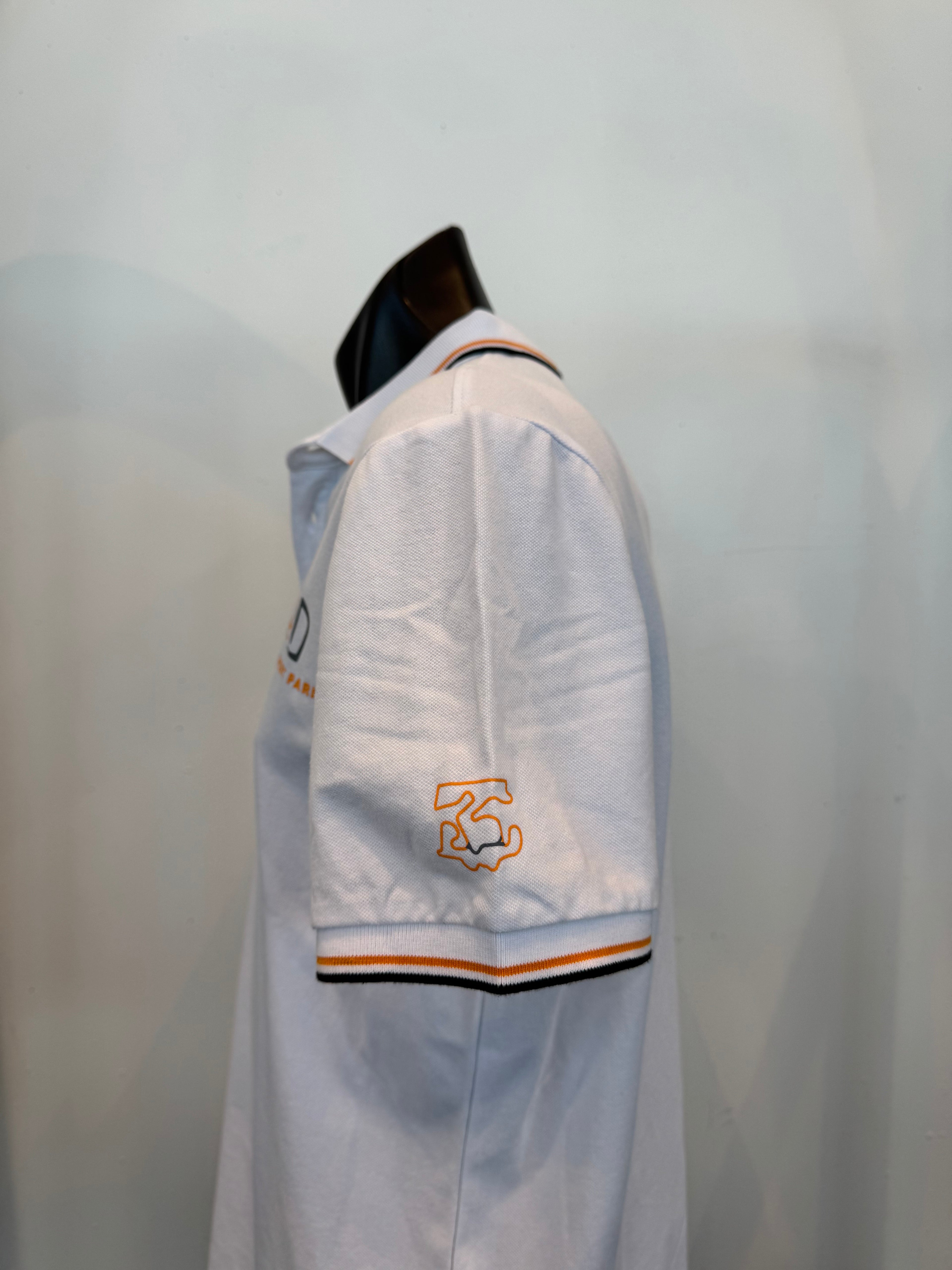 Pique Polo - White