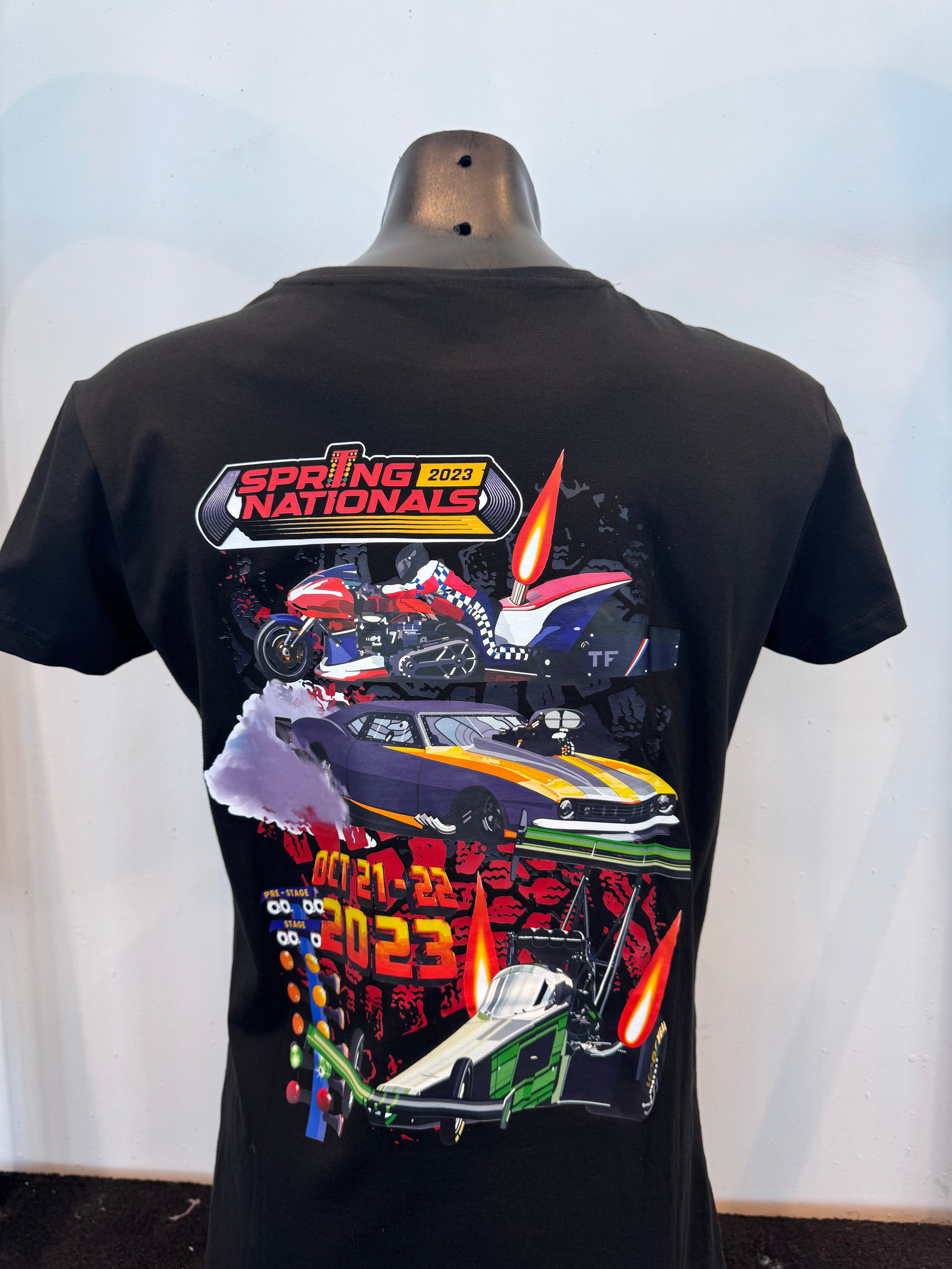 DRAGWAY - Spring Nationals Tee 2023 Black - Ladies