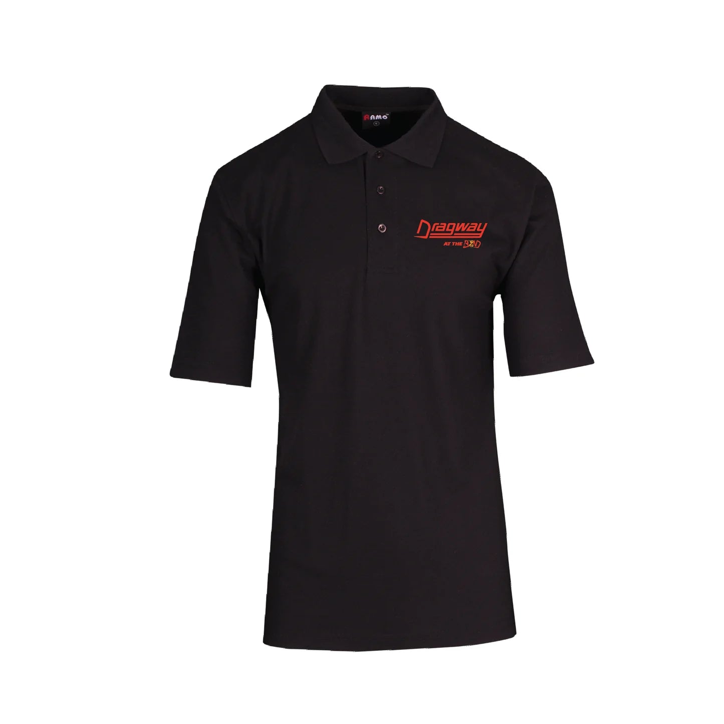 DRAGWAY - MENS POLO SHIRT BLACK