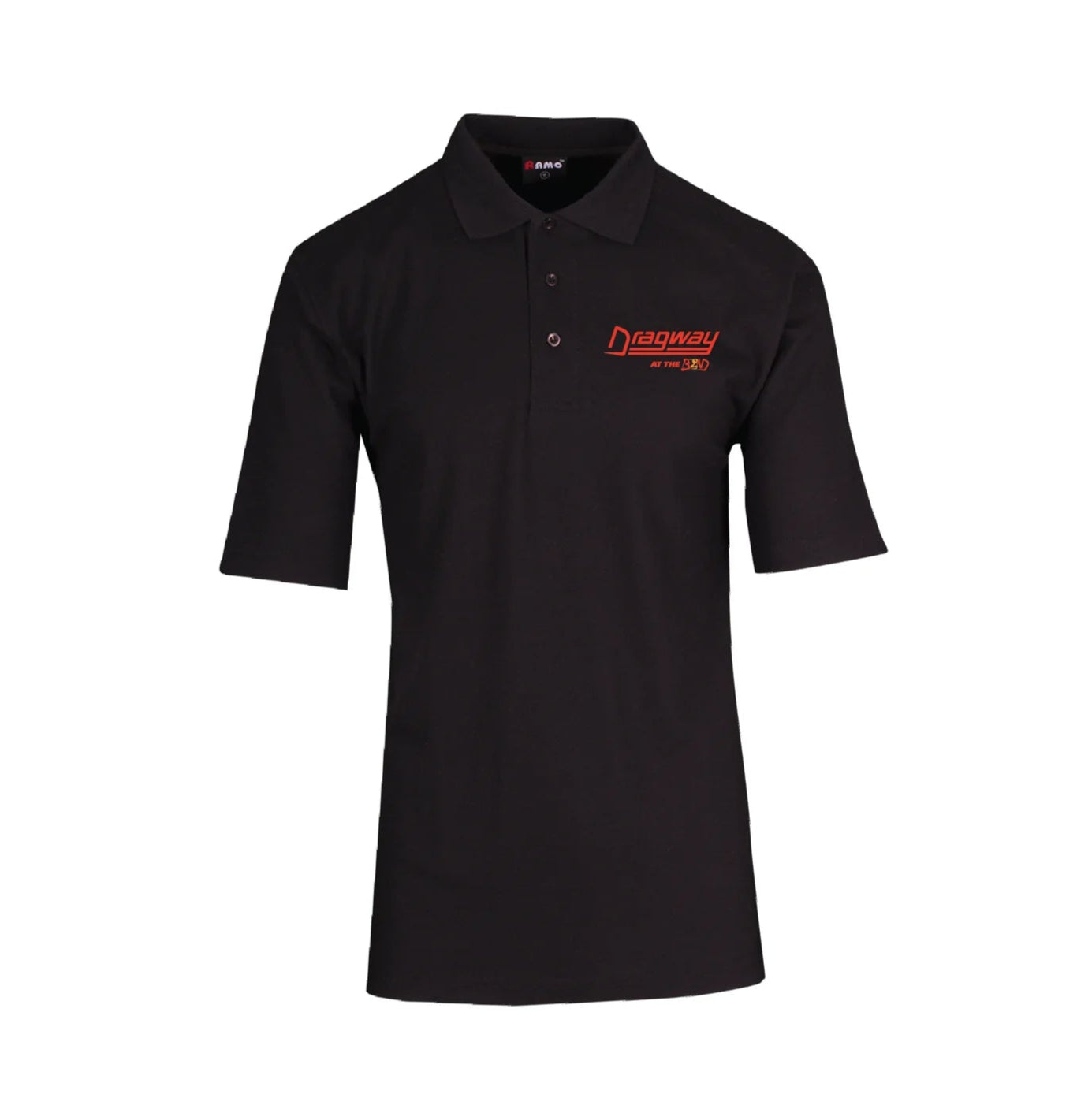 DRAGWAY - MENS POLO SHIRT BLACK