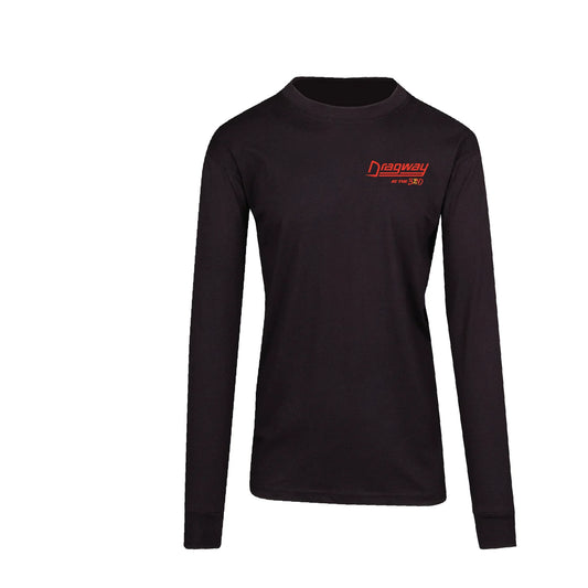 DRAGWAY - MENS TEE SHIRT LONG SLEEVE BLACK