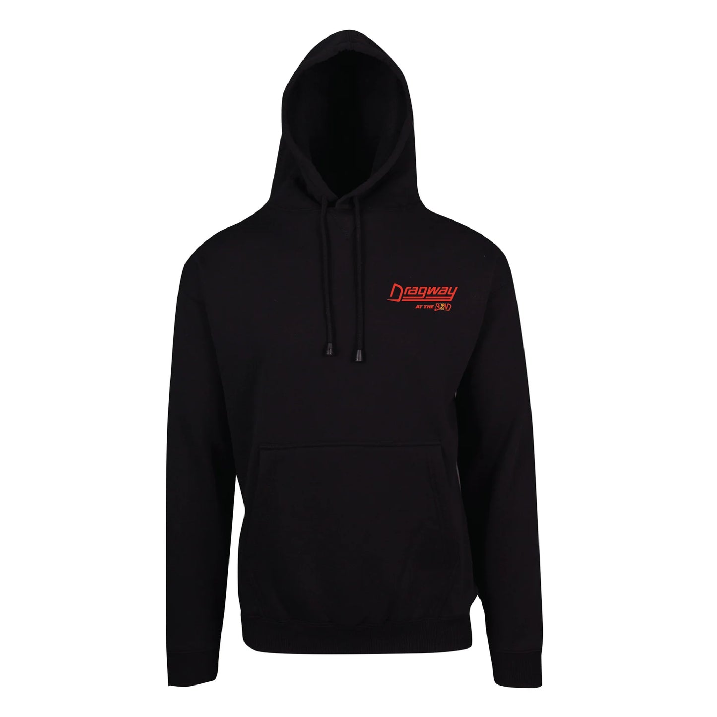 DRAGWAY - MENS HOODED SWEAT BLACK