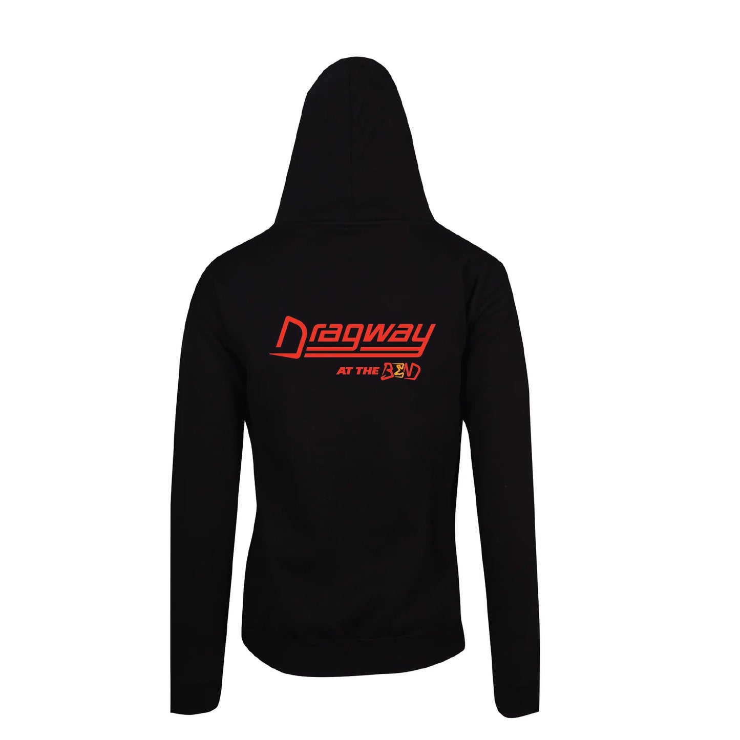 DRAGWAY - MENS HOODED SWEAT BLACK